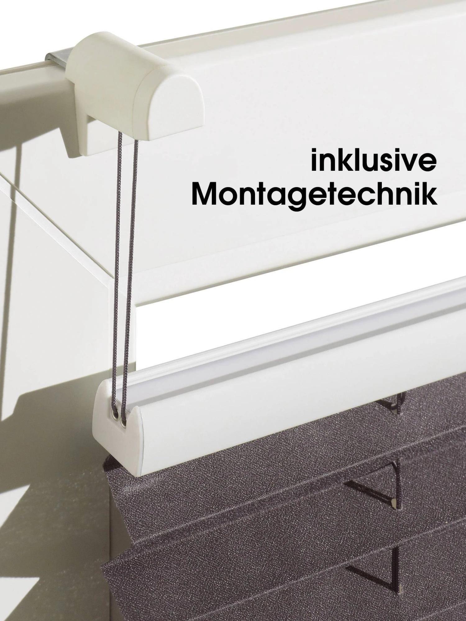 Plissee, Anthrazit 3 Plissee, Anthrazit – Bild 3