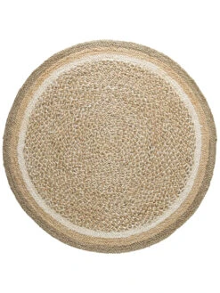 Jute-Teppich, Multicolor -Häuser Lieferungen Verkauf Almenara JuteTeppich beige Multicolor 150rund pla