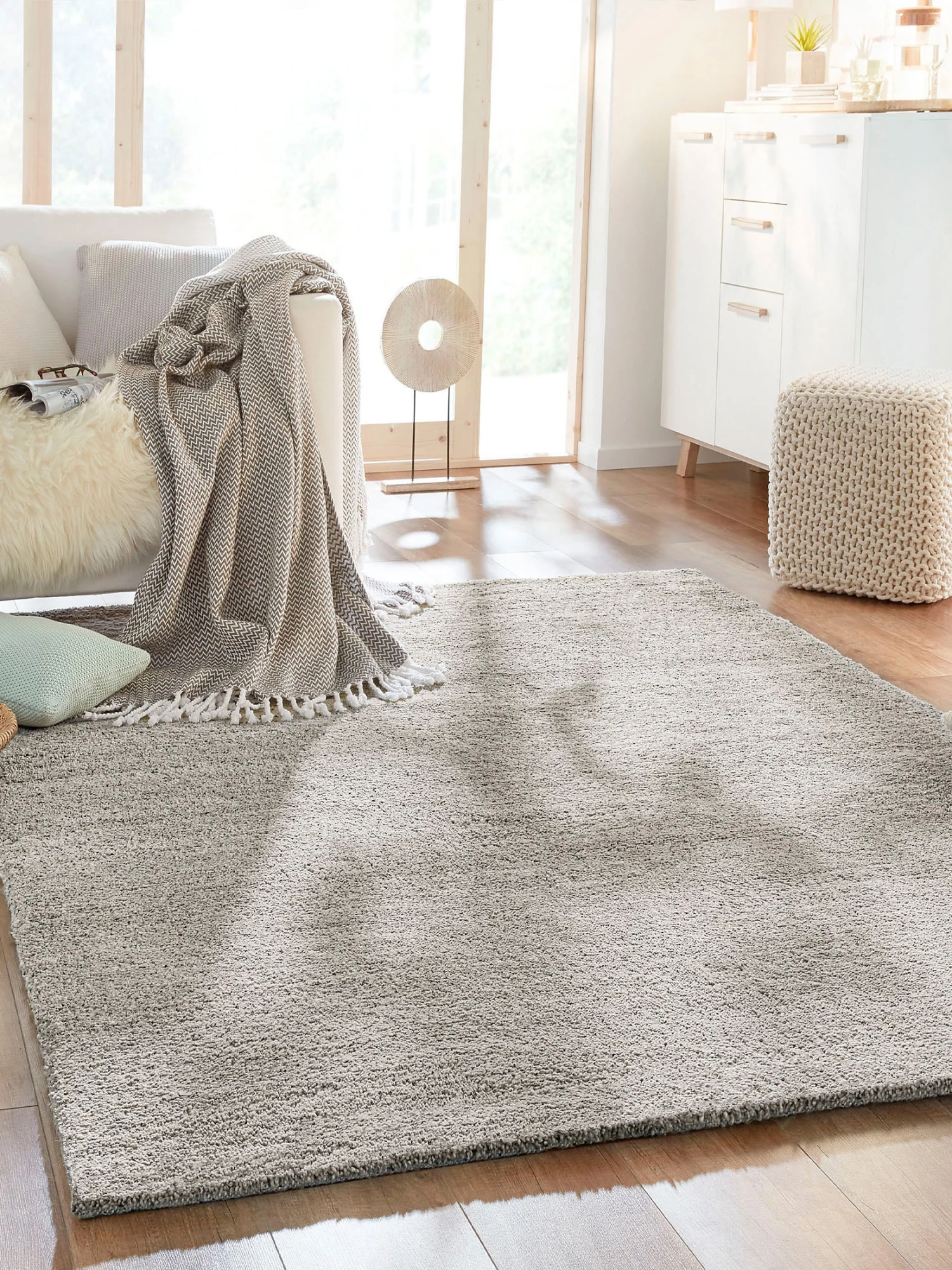 Berber-Teppich, Steingrau 1 Berber-Teppich, Steingrau