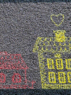 Fußmatte, Sweet Home Bunt 5 Fußmatte, Sweet Home Bunt -Häuser Lieferungen Verkauf Avenue Fussmatte multicolor 71 lup