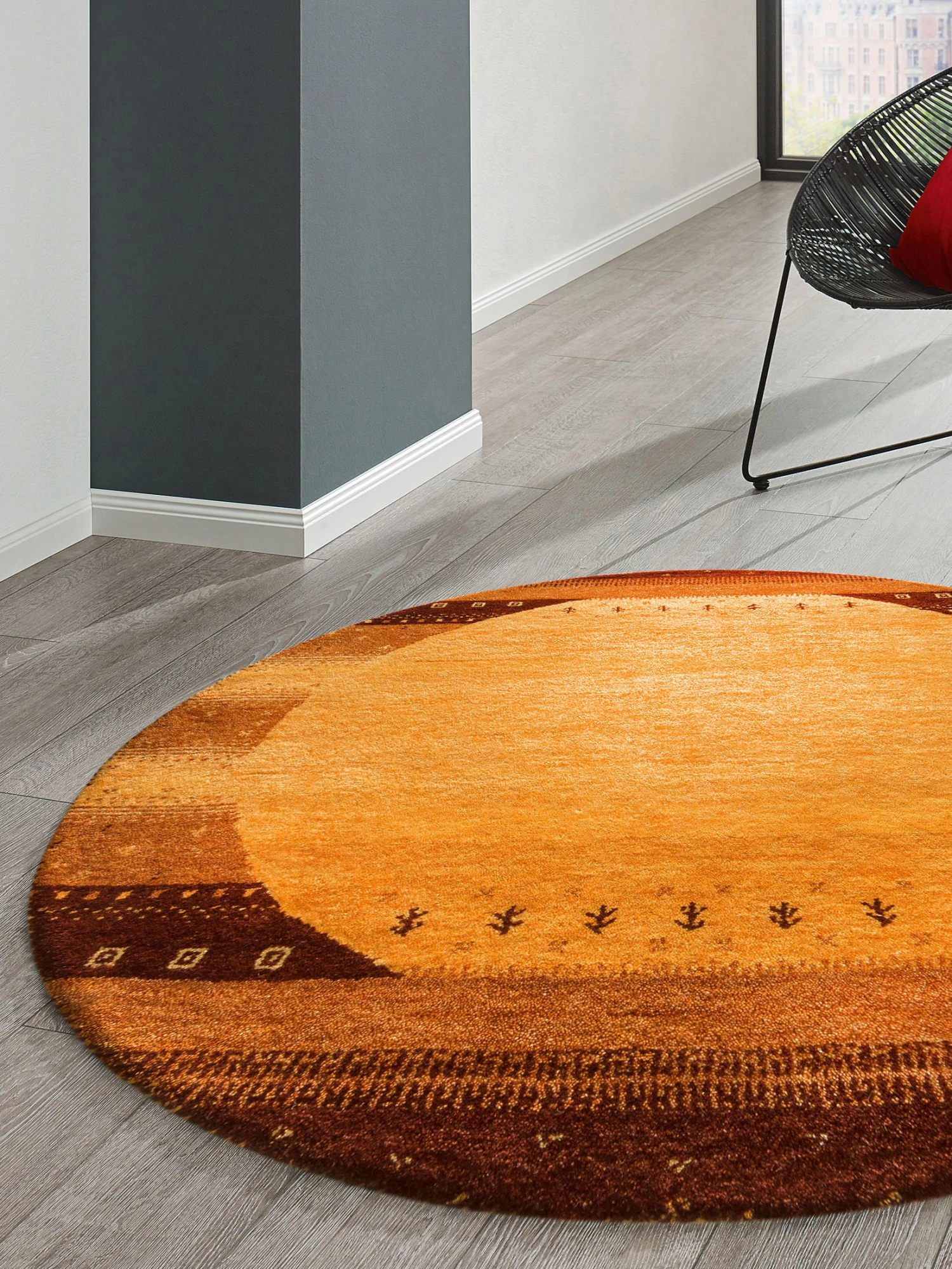 Gabbeh-Teppich, Curcuma 1 Gabbeh-Teppich, Curcuma