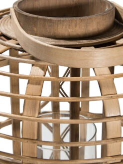 Laterne, Natural -Häuser Lieferungen Verkauf Balaro Laterne Braun Natural 32x32x45 lup