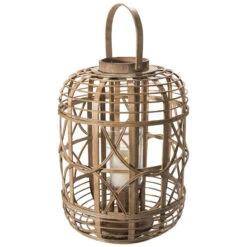 Laterne, Natural -Häuser Lieferungen Verkauf Balaro Laterne Braun Natural 32x32x45 per3