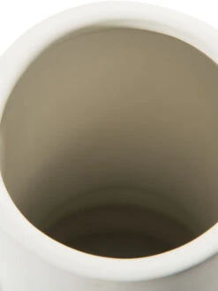 Vase, Creme -Häuser Lieferungen Verkauf Banda Vase Weiss Creme 13x13x27 lup1