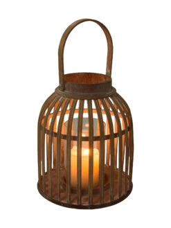 Windlicht, Natural 7 Windlicht, Natural -Häuser Lieferungen Verkauf Barara Windlicht Braun Natural 22x22x25 per1