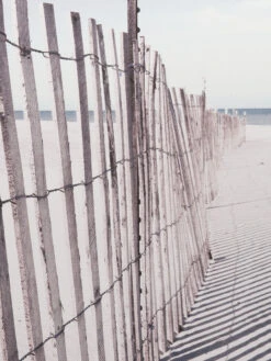 Leinwand Druck, Grau -Häuser Lieferungen Verkauf Beach Druck Grau 50x55 lup2