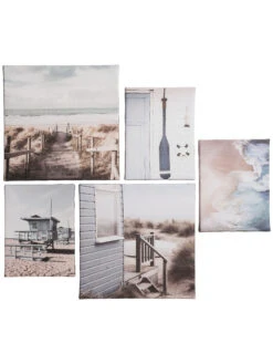 Leinwand Druck, Blau