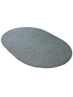 Handweb-Teppich, Aqua 8 Handweb-Teppich, Aqua -Häuser Lieferungen Verkauf Bjoerna HandwebTeppich Blau Aqua 140x200 oval sper