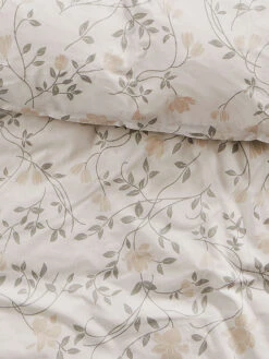 Renforcé-Bettwäsche, Nature -Häuser Lieferungen Verkauf BloomingNature Bettwaesche Beige Nature 135x200 lup