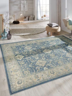 Designer-Teppich, Blue Bell