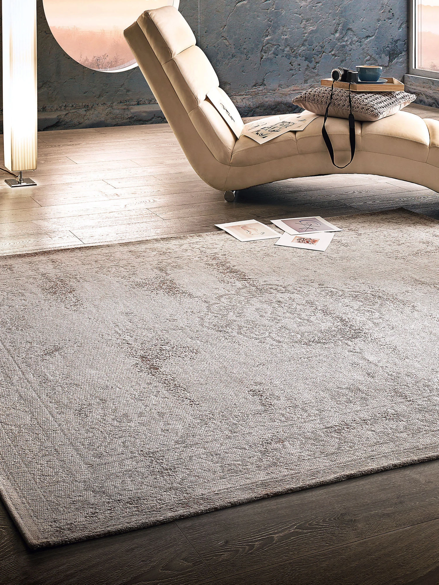 Vintage-Teppich, White Chalk 2 Vintage-Teppich, White Chalk – Bild 2