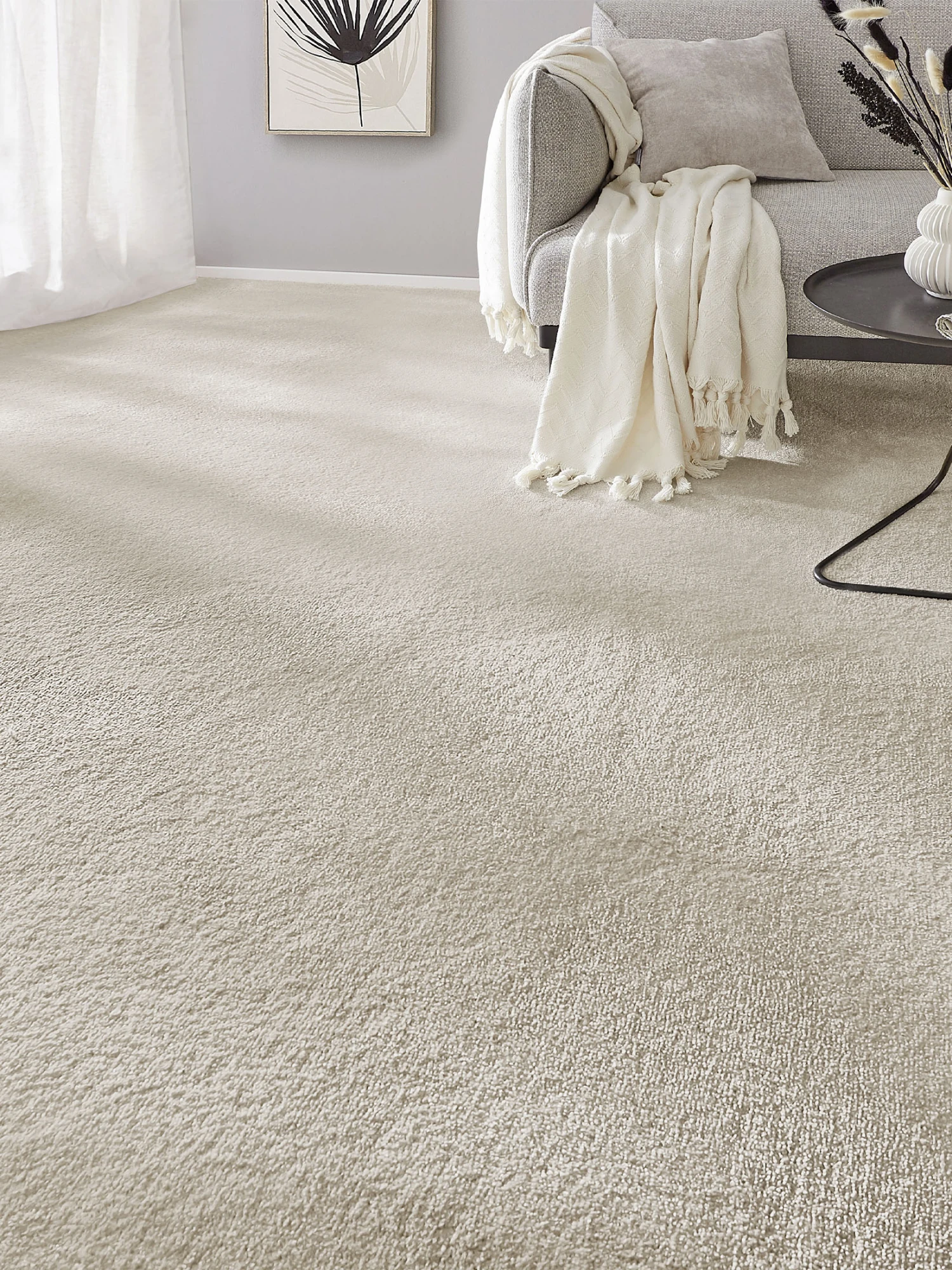 Velours-Teppichboden, Cappuccino 33 1 Velours-Teppichboden, Cappuccino 33