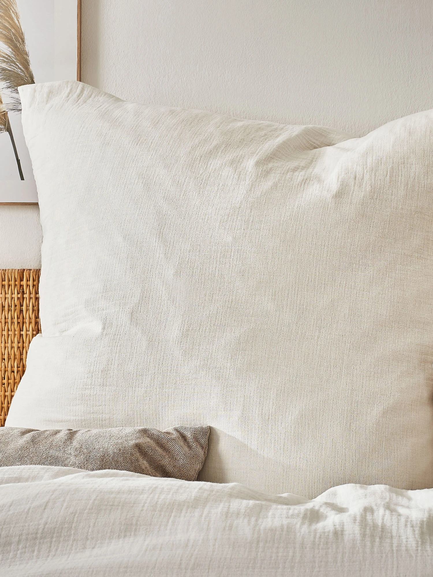 Musselin-Bettwäsche, Creme 2 Musselin-Bettwäsche, Creme – Bild 2