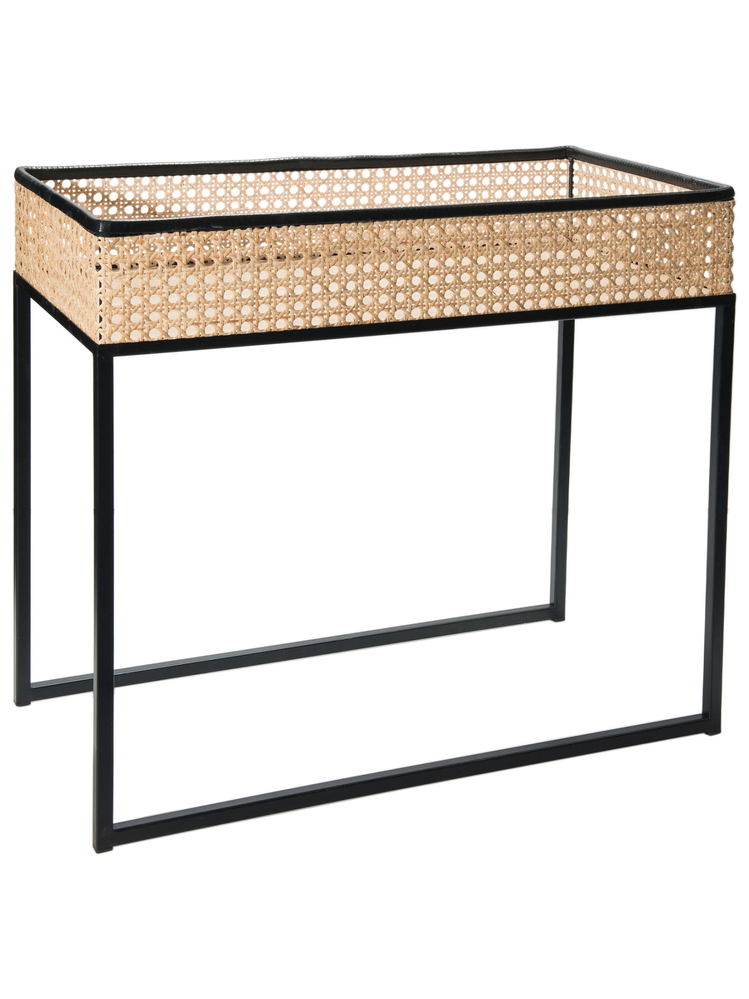 Tisch, Schwarz/Beige 1 Tisch, Schwarz/Beige