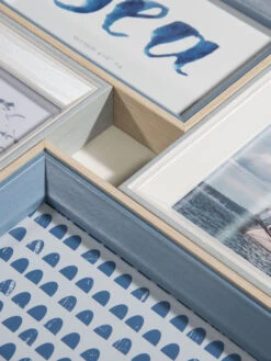 Bilderrahmen, Grau/Blau -Häuser Lieferungen Verkauf CollageSea Bilderrahmen Blau GrauBlau 10x15 lup2