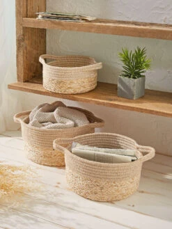 Korb, Beige -Häuser Lieferungen Verkauf Cotirda Korb Beige mil