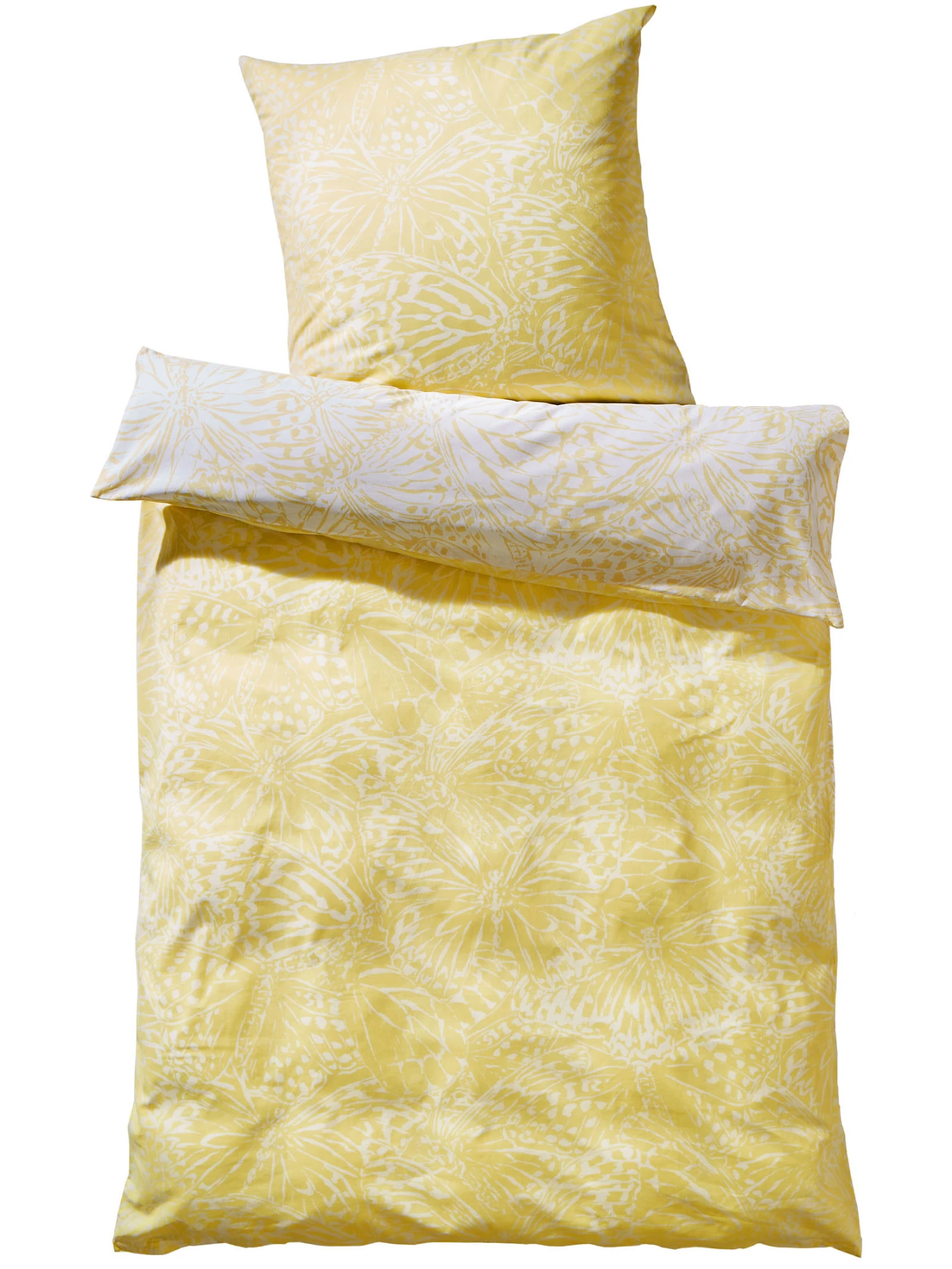 Satin-Bettwäsche, Gelb 2 Satin-Bettwäsche, Gelb – Bild 2