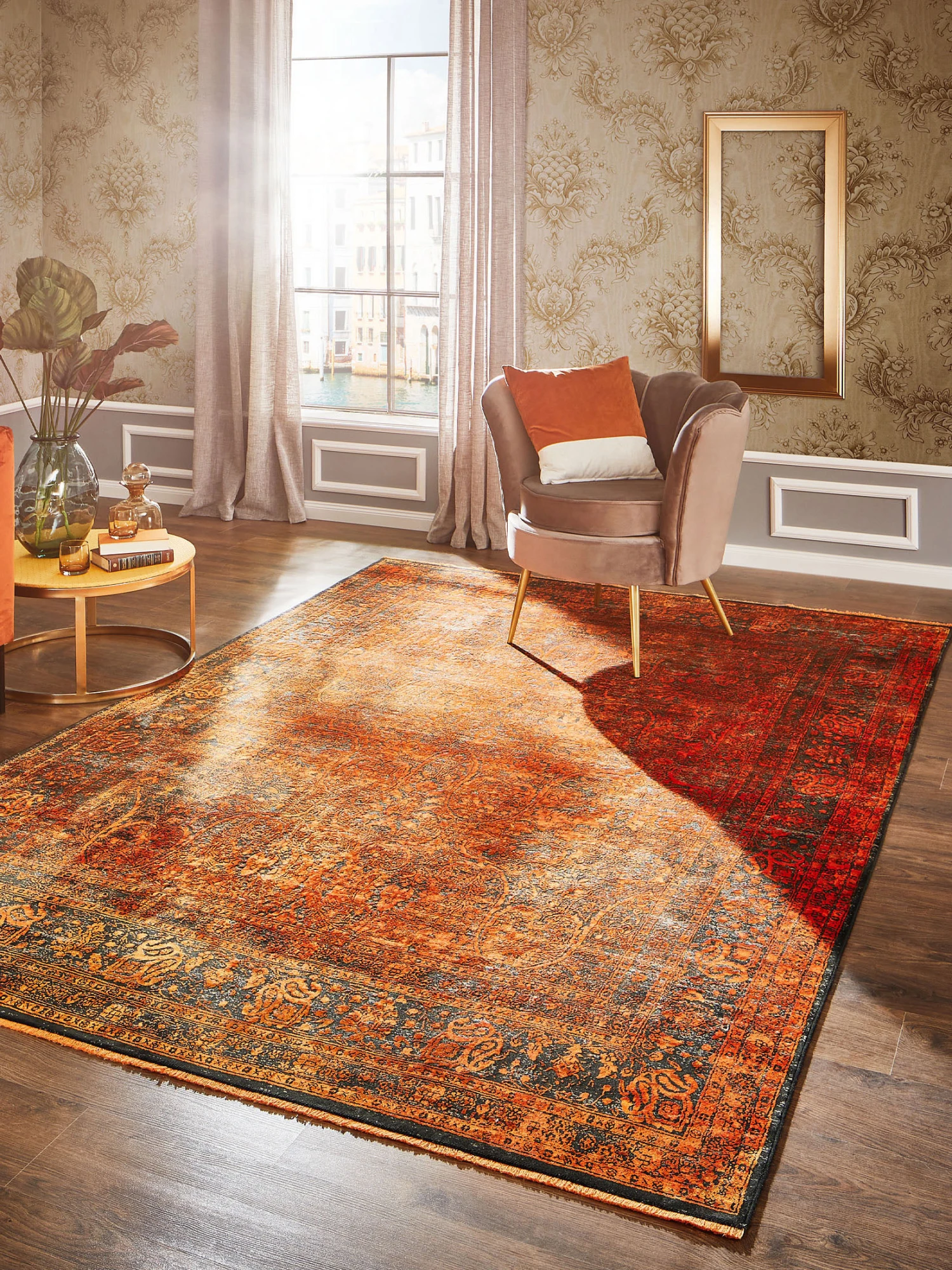 Vintage-Teppich, Autumn Blaze 1 Vintage-Teppich, Autumn Blaze