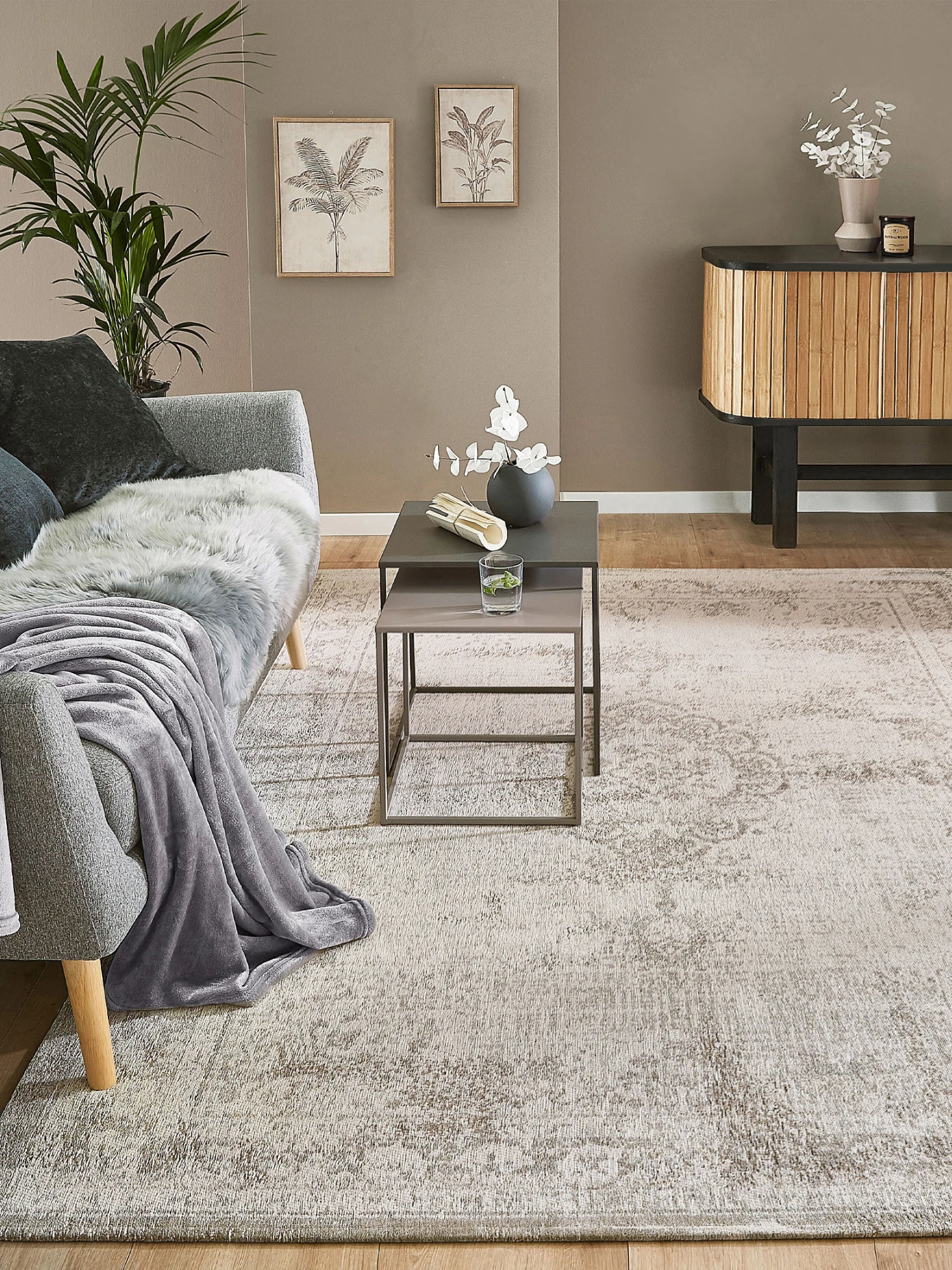 Vintage-Teppich, White Chalk 1 Vintage-Teppich, White Chalk