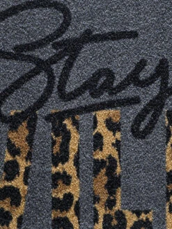 Fußmatte, Stay Wild -Häuser Lieferungen Verkauf Fashion Fussmatte grau StayWild 50x80 lup