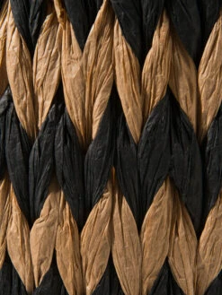 Korb, Schwarz/Natur -Häuser Lieferungen Verkauf Flimmer Korb Schwarz SchwarzNatur 26x26x23 lup3