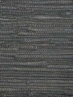 Baumwoll-Teppich, Anthrazit -Häuser Lieferungen Verkauf Froesunda BaumwollTeppich Dunkelgrau Anthrazit 170x240 lup