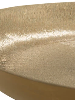 Deko-Schale, Gold -Häuser Lieferungen Verkauf GoldMinkFinish DekoSchale Gold 35rund lup