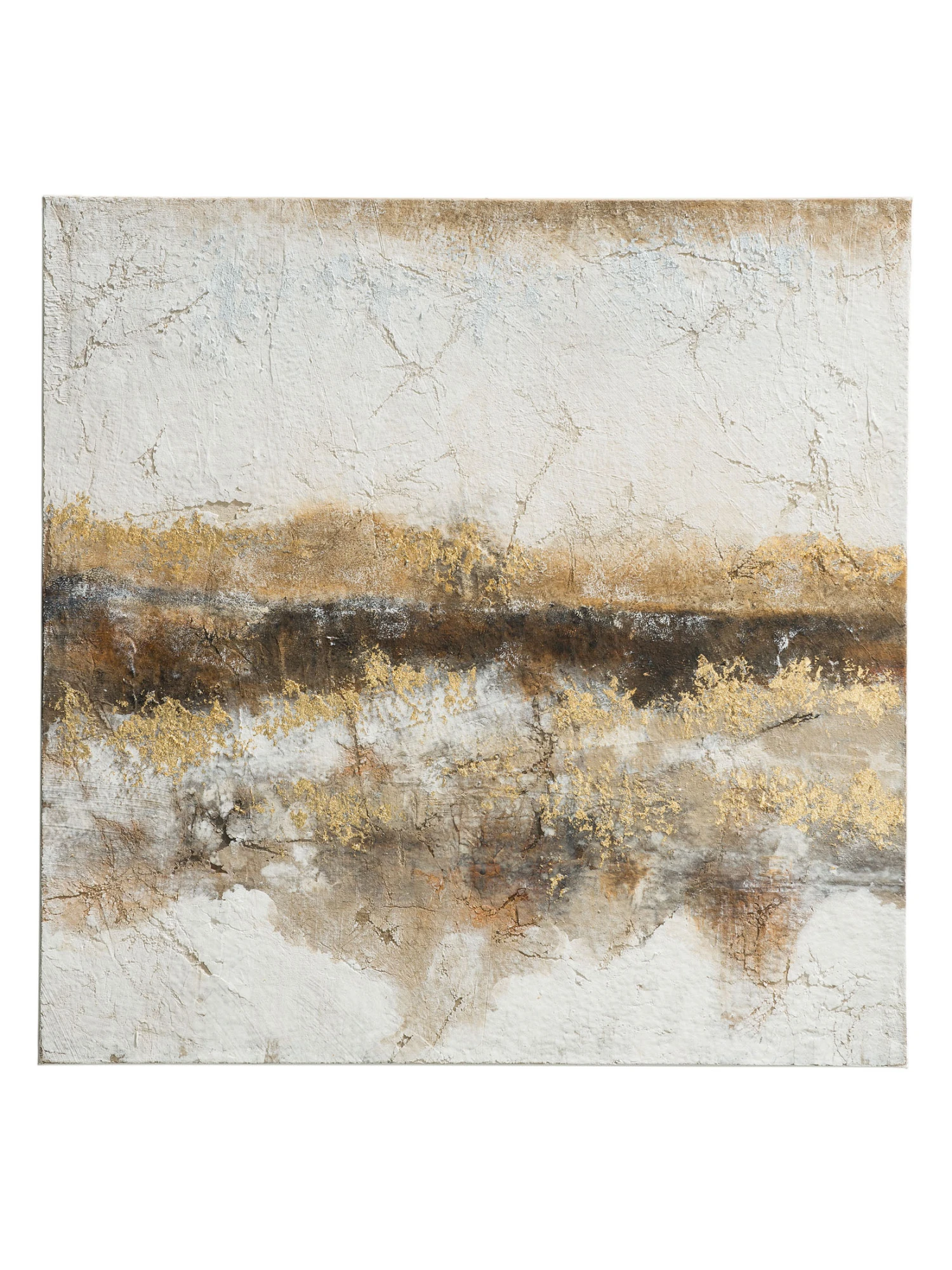 Leinwand-handgemalt, Graubeige 2 Leinwand-handgemalt, Graubeige – Bild 2