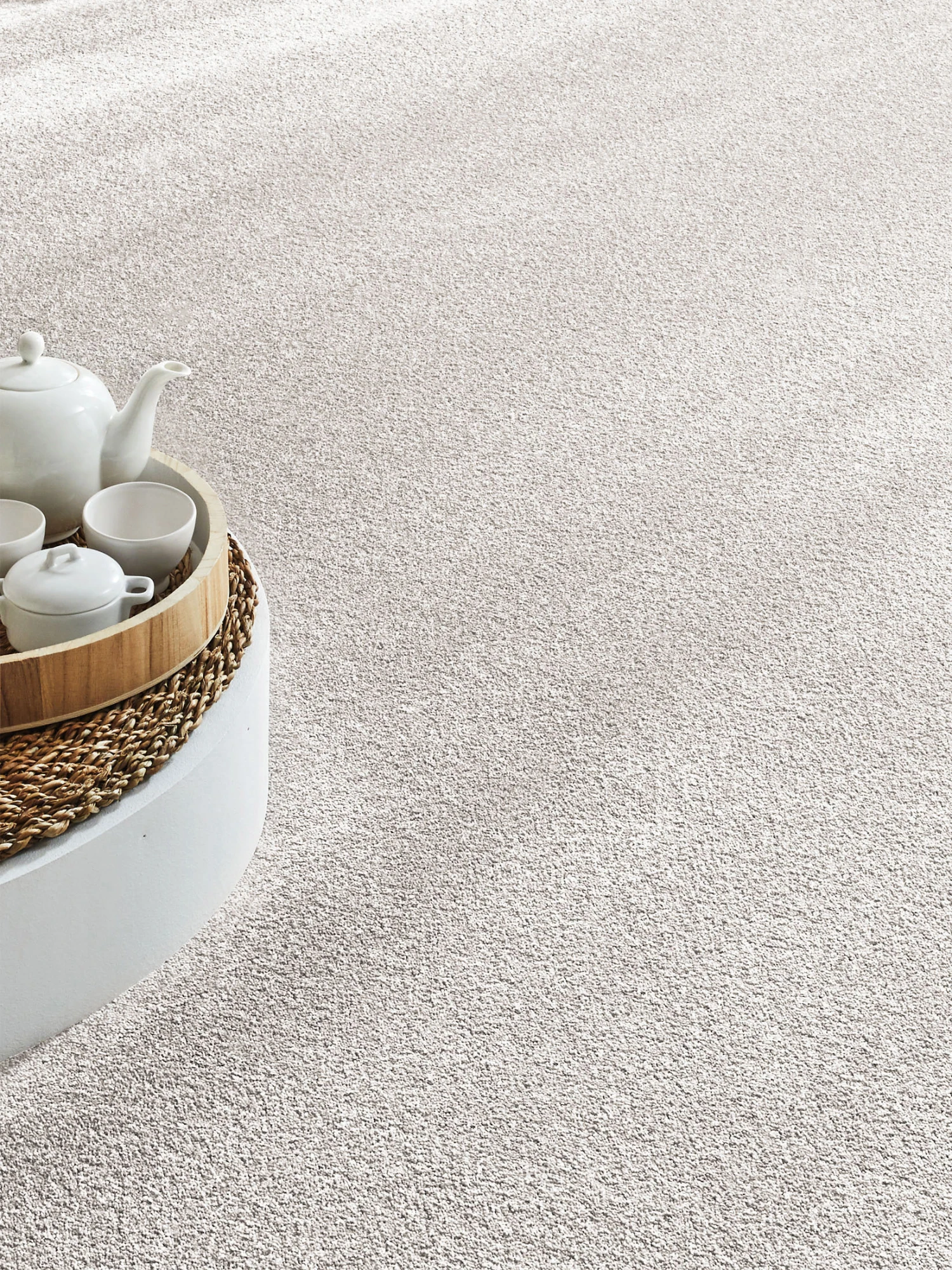 Velours-Teppichboden, Whitesmoke 871 1 Velours-Teppichboden, Whitesmoke 871