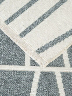 Moderner Teppich, Creme/grau -Häuser Lieferungen Verkauf Hedda ModernerTeppich Grau Creme grau 160x230 wel2