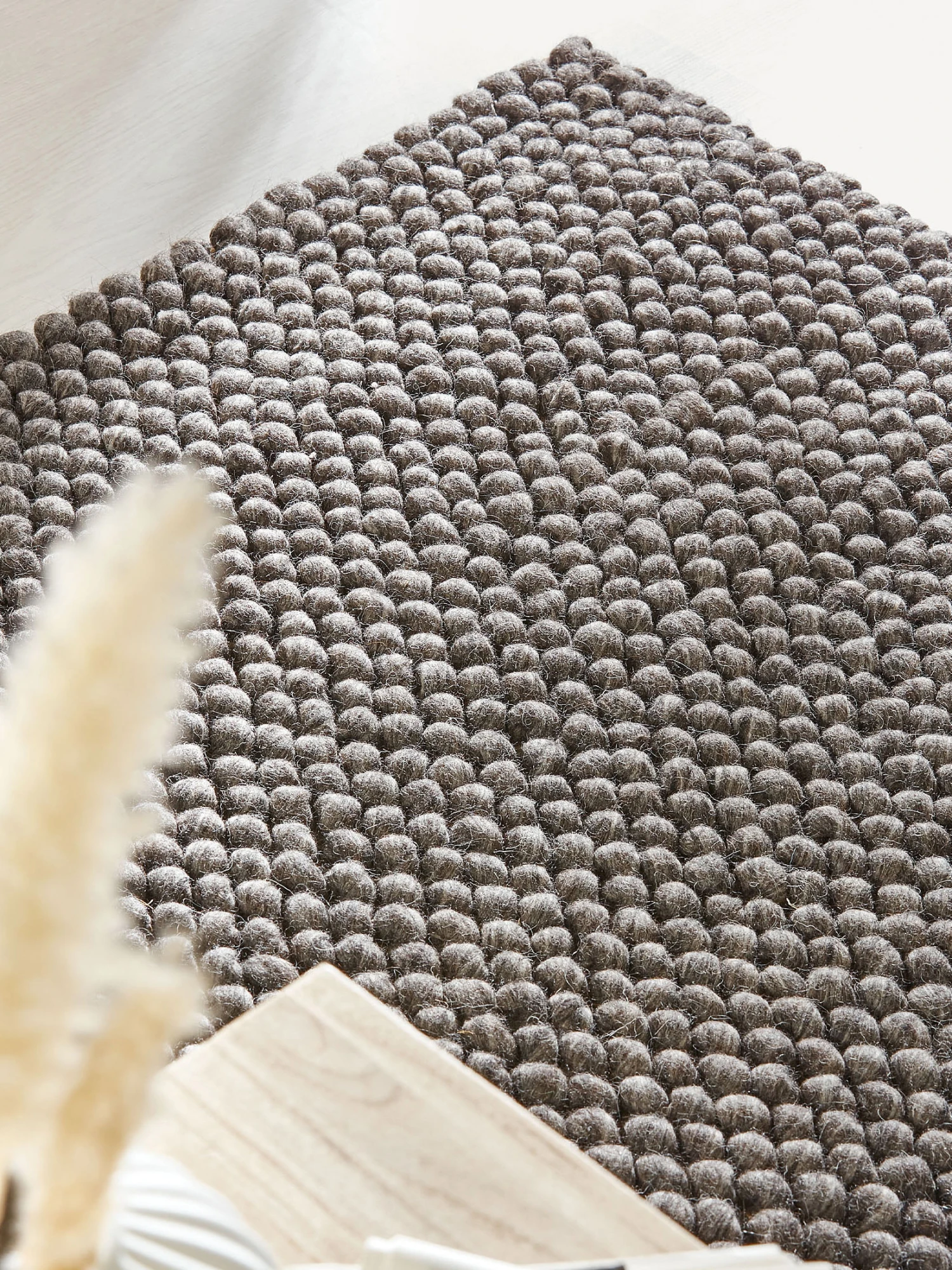 Woll-Teppich, Charcoal 1 Woll-Teppich, Charcoal