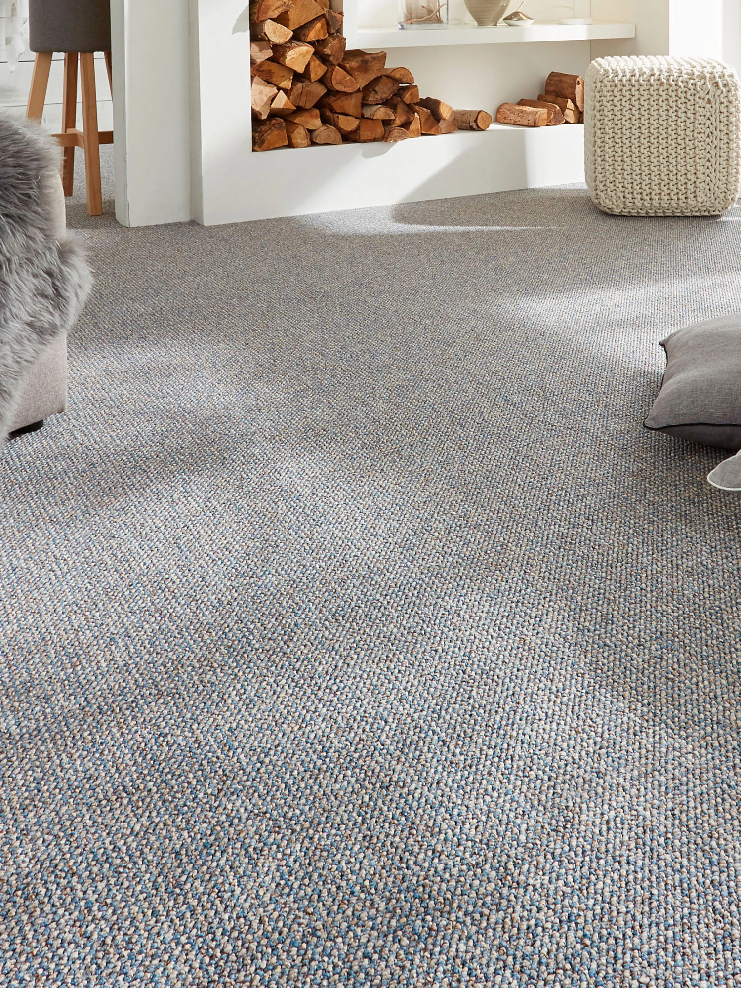 Schlingen-Teppichboden, Midnight Blue 33 1 Schlingen-Teppichboden, Midnight Blue 33