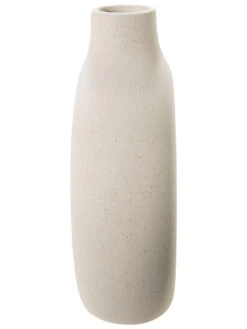 Vase, Mattweiss -Häuser Lieferungen Verkauf Hulao Vase Creme Mattweiss 22x23x232C8 per3
