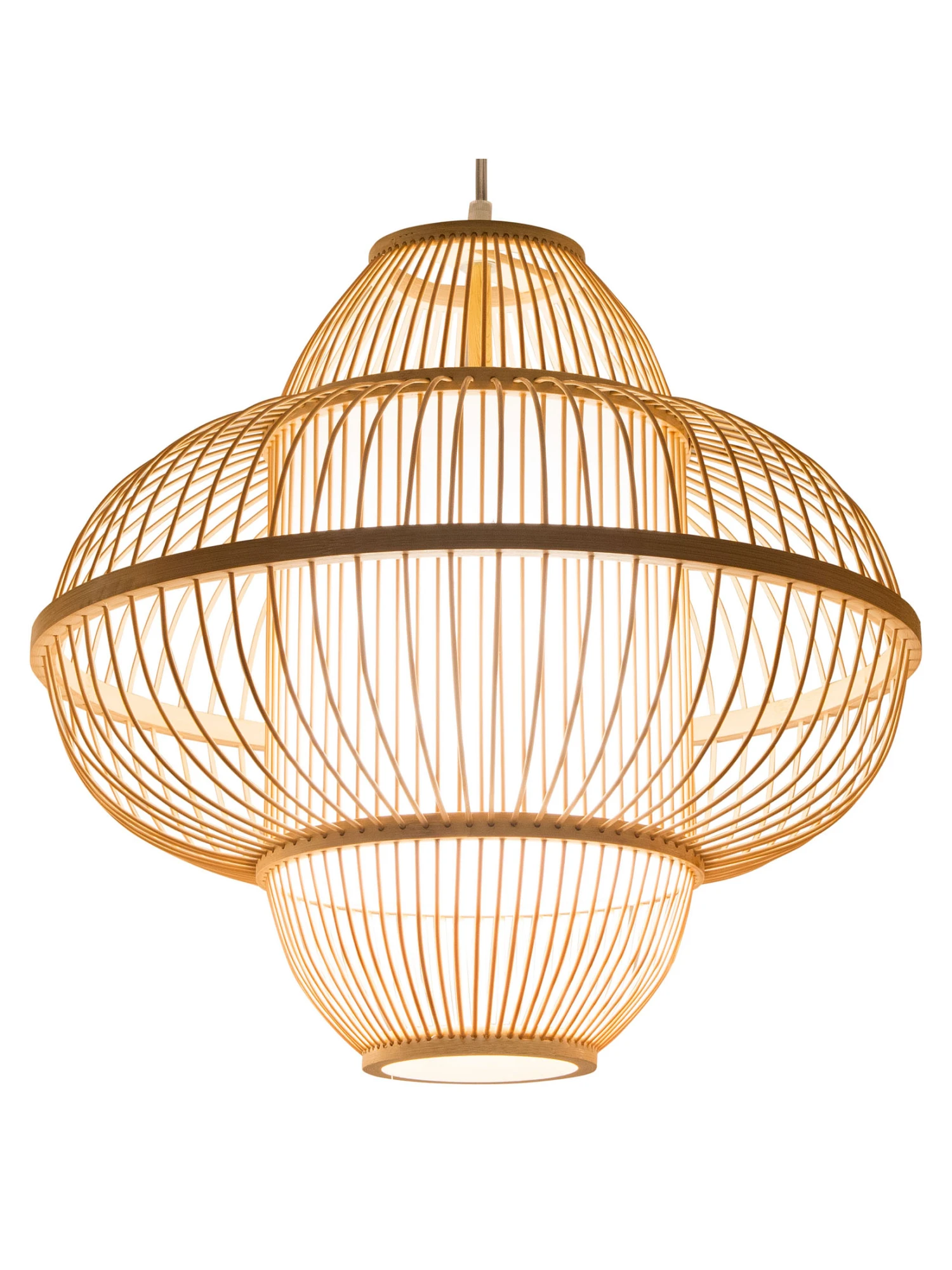 Hängeleuchte, Bambus 2 Hängeleuchte, Bambus – Bild 2