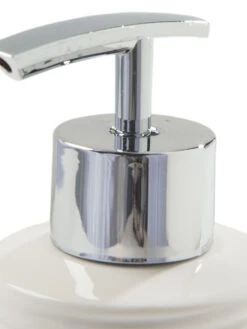 Seifenspender, Weiss -Häuser Lieferungen Verkauf Inga Seifenspender Weiss 8x8x15 lup2