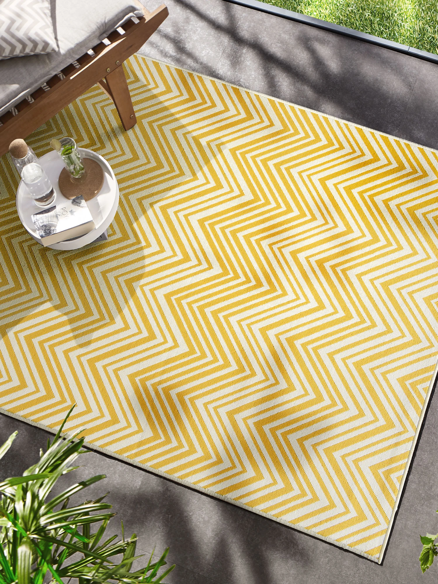 Outdoor-Teppich, Gelb 1 Outdoor-Teppich, Gelb