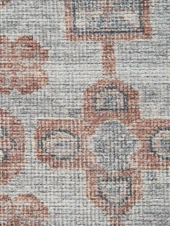 Vintage-Teppich, Blau -Häuser Lieferungen Verkauf Jampur VintageTeppich Grau Blau 160x230 lup