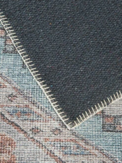 Vintage-Teppich, Blau -Häuser Lieferungen Verkauf Jampur VintageTeppich Grau Blau 160x230 wel