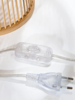 Tischleuchte, Bambus -Häuser Lieferungen Verkauf Kadoma Tischleuchte Beige Bambus 30x30x30 lup3