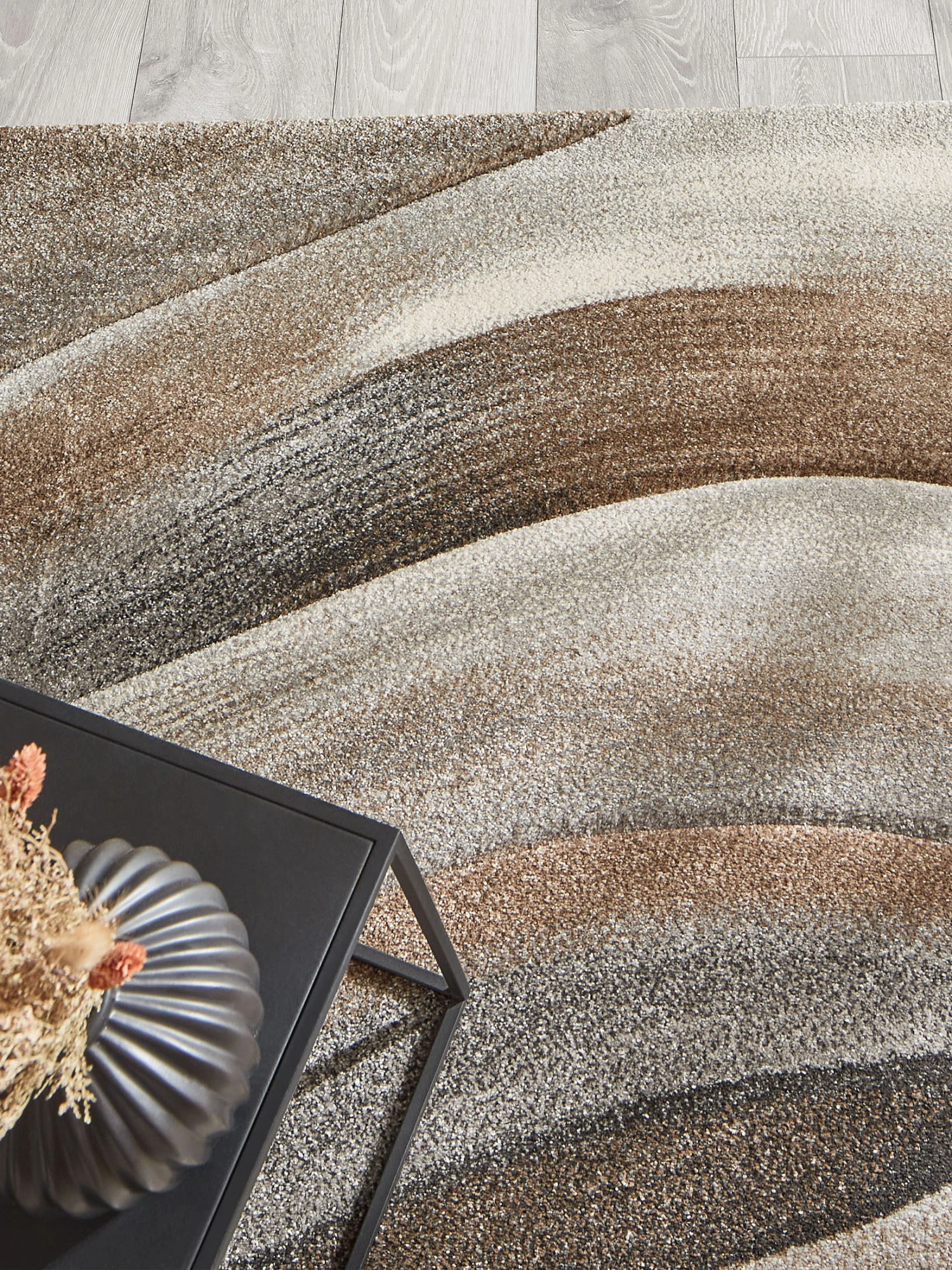 Moderner Teppich, Mandel 3 Moderner Teppich, Mandel – Bild 3