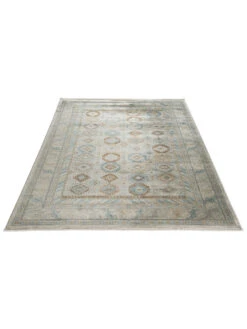 Vintage-Teppich, Blau/Gold -Häuser Lieferungen Verkauf Kayseri VintageTeppich Gold BlauGold 200x290 fper