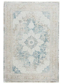 Vintage-Teppich, Bleu 8 Vintage-Teppich, Bleu -Häuser Lieferungen Verkauf Kingfield VintageTeppich Blau Bleu 200x290 pla