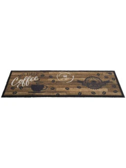 Fußmatte, Goodmorning Coffee -Häuser Lieferungen Verkauf KitchenPlus Fussmatte Braun GoodmorningCoffee 50x150 per
