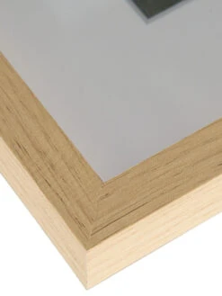 Leinwand-Druck-Glas, Grün/Weiss -Häuser Lieferungen Verkauf Kolura Druckgerahmt Gruen GruenWeiss 30x40 lup2