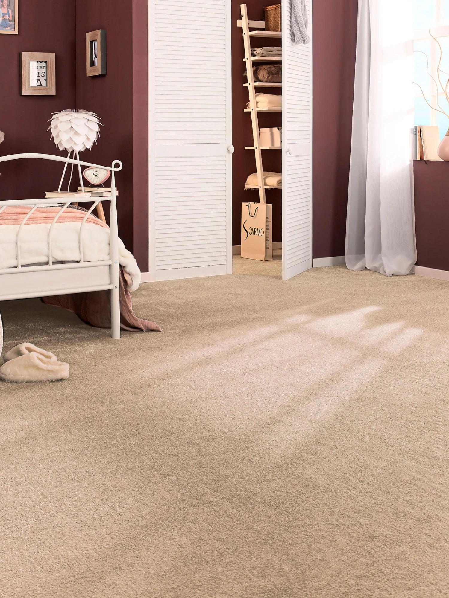 Velours-Teppichboden, Caramel 71 1 Velours-Teppichboden, Caramel 71