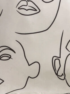 Kissen, Black/White 5 Kissen, Black/White -Häuser Lieferungen Verkauf Lenia Kissen SchwarzWeiss BlackWhite 45x45 lup