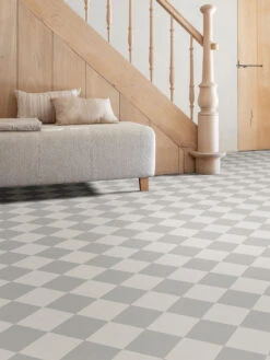 Vinyl-Rollenware, Karo Silber 592