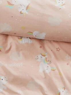 Kinderbettwäsche, Rose 7 Kinderbettwäsche, Rose -Häuser Lieferungen Verkauf MagicalDreams Bettwaesche rosa Rose 135x200 lup