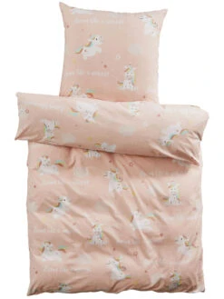Kinderbettwäsche, Rose 6 Kinderbettwäsche, Rose -Häuser Lieferungen Verkauf MagicalDreams Bettwaesche rosa Rose 135x200 pla
