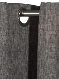 Ösenschal, Anthrazit -Häuser Lieferungen Verkauf Malia Gardine Oesenschal Schwarz Anthrazit 140x245 lup1